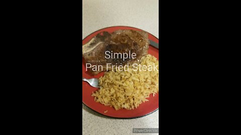 Simple Pan Fried Steak