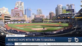 Renewed hope with return of Padres baseball