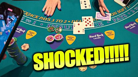 PHE·NOM·E·NAL!!! THE HAND THAT CHANGED EVERYTHING!!! BLACKJACK Up To $4,500/Hand