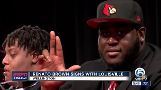 Renato Brown signs with Louisville