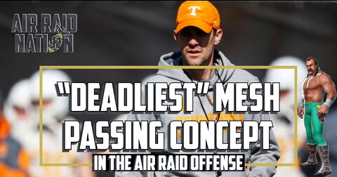 Deadliest "Mesh" Passing Concept in the Air Raid Offense