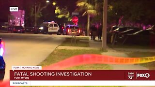 Fort Myers Police respond to deadly shooting