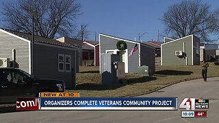 Veterans Community Project celebrates village completion with lighting ceremony