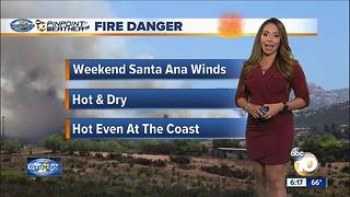 10News Pinpoint Weather with Meteorologist Angelica Campos