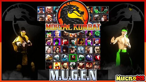 Scorpion MK2 & Jax Vs. Hornbuckle & Cyber Chameleon - Mortal Kombat M.U.G.E.N