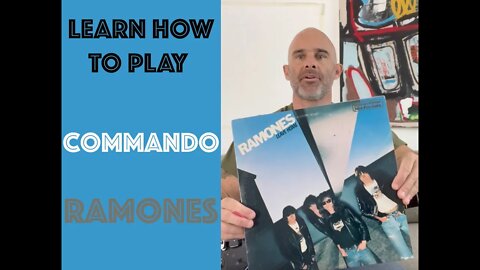 How To Play Commando On Guitar Lesson! [Ramones]