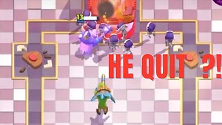 He Rage Quit - Clash Royale