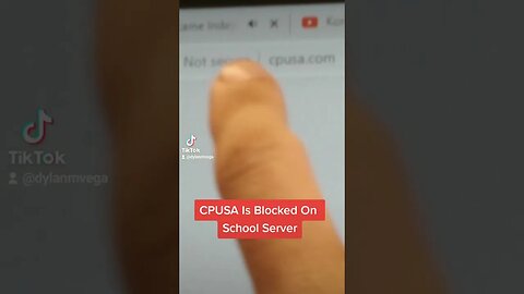 CPUSA Is Blocked On School Server @cpusa