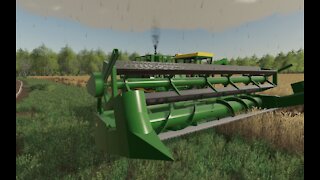 FS19 Mod Review John Deere 224 Grain Header