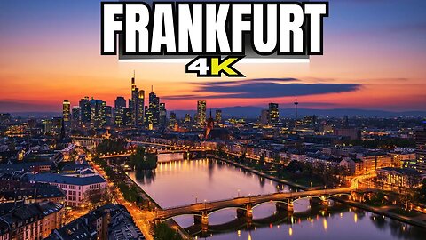 Frankfurt, Germany 🇩🇪 | A Breathtaking Aerial Journey in 4K Drone Footage