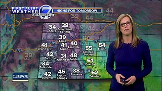 Sunday evening forecast