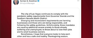 Las Vegas mayor disagrees with Nevada governor