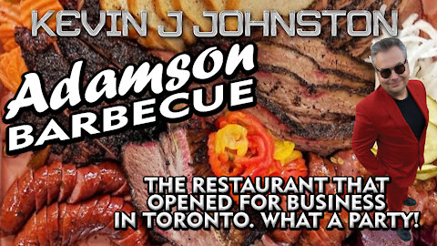 Crowds Flock to Adamson Barbecue in support of owner who Defied Toronto Lockdown - UNCUT!