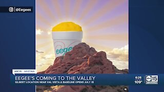 Eegee's coming to the Valley