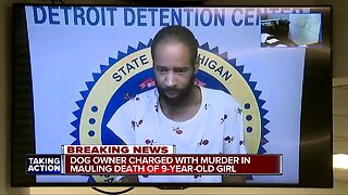 Dog owner charged with murder in mauling death of 9-year-old Detroit girl