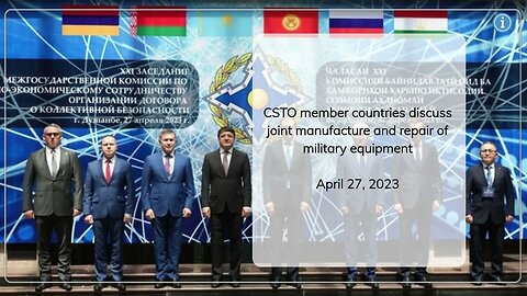 Russia's Deputy PM Manturov at CSTO Meeting in Dushanbe
