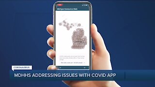 MDHHS addressing issues with COVID app