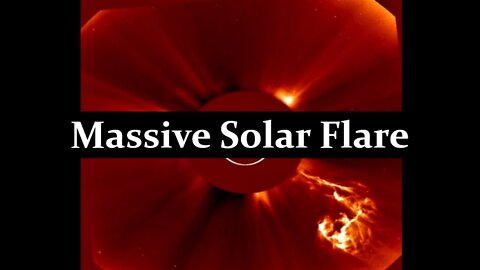 A MASSIVE SOLAR FLARE HAS RATTLED THE SUN