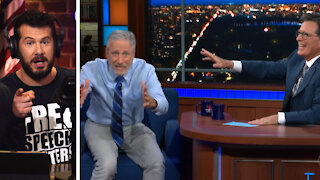 Lab-Leak Theory: BASED Jon Stewart VS COWARDLY Steven Colbert | Louder With Crowder