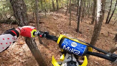 Motocross Guy Rides Single Track for the First Time!