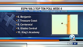 ESPN 106.3 Top Ten Poll 9/10