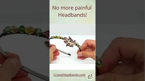 Sparkly, Flexible but most of all, Pain-Free Headbands by Crystalheadbandz.com #shorts