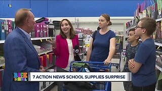 Families given 7 Action News Back to School Supplies Surprise!