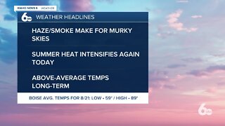 Rachel Garceau's Idaho News 6 forecast 8/21/20