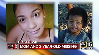 Young mom, son missing in Phoenix