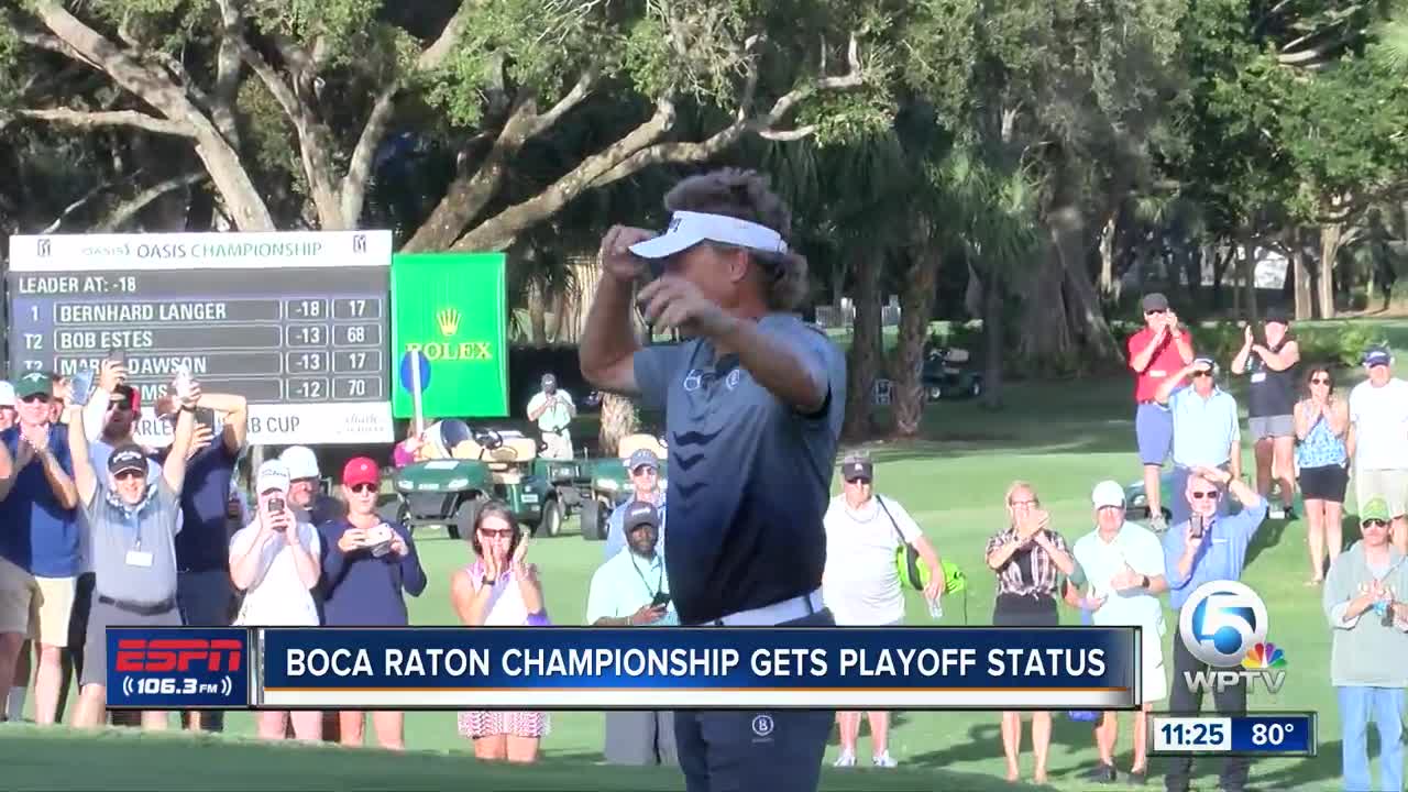 Boca Raton Championship gets playoff status 11/05