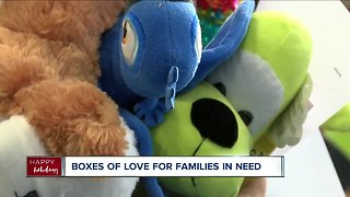 Boxes of Love distributes toys and food to families in need
