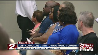 City councilors listen to final public comment period