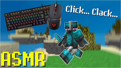 keyboard + mouse sounds unnicked with YouTube rank [360FPS] | BlocksMC Skywars