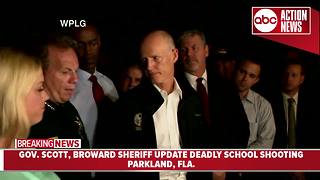 Governor Scott, Broward Sheriff, Attorney General Pam Bondi update deadly school shooting in Parkland, FL