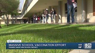 Educators across the Valley receive their first COVID-19 vaccines