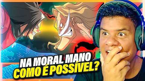 REAGINDO a MADARA VS BARBA BRANCA (One Piece) | React Anime Pro