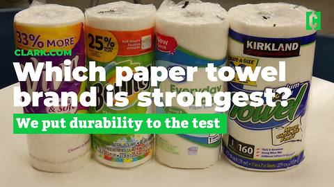 Which paper towel brand is strongest?