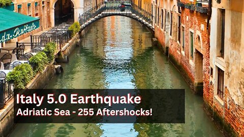 Strong Italy Earthquake - 5 0 Earthquake Adriatic Sea
