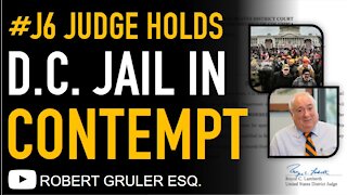 DC Jail Warden Held in Contempt over Medical Mistreatment of January 6th Prisoners