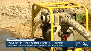 Water issues facing people in Beggs
