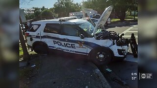 St. Pete police investigate officer-involved crash, officer has serious injuries