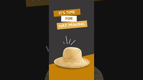 Hat Making 👒 #shorts #youtube #Asmr #Youtube video ideas