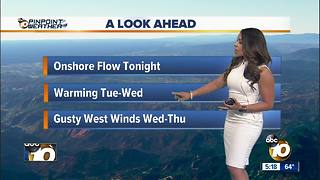 10News Pinpoint Weather with Meteorologist Angelica Campos