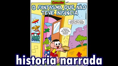 Cascão em-O fantasma que não teve infância | Gibis do Rapha