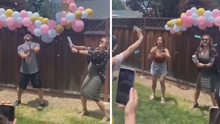 Gender Reveal Goes Wrong When Confetti Pops Incorrect Color
