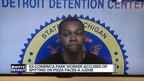 Man accused of spitting on pizza at Comerica Park facing felony charge