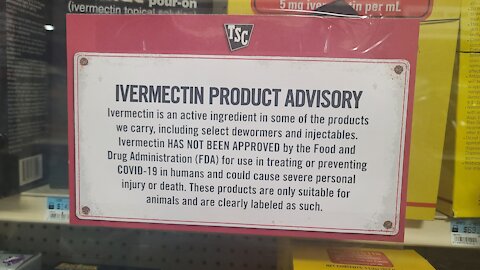 Tractor Supply States That Ivermectin Could Cause Severe Injury or Death