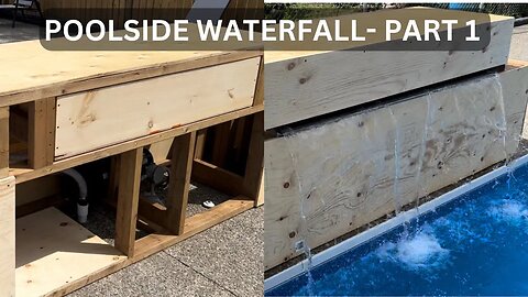 Poolside Waterfall With Accessories - Part 1
