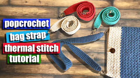Crochet A Strap Bag For Your Crochet Bags - Great For Beginners
