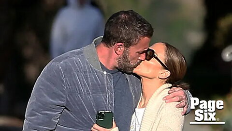 Jennifer Lopez and Ben Affleck share loving kiss on PDA-filled morning walk